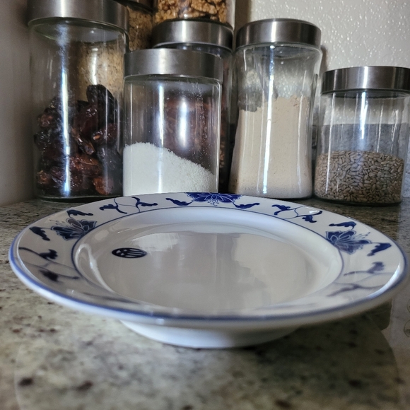 Tatung in Glaze Vintage Water Lily Pattern Durable China 6 Oval Plates - Picture 8 of 13